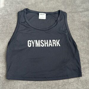 Gymshark black crop top